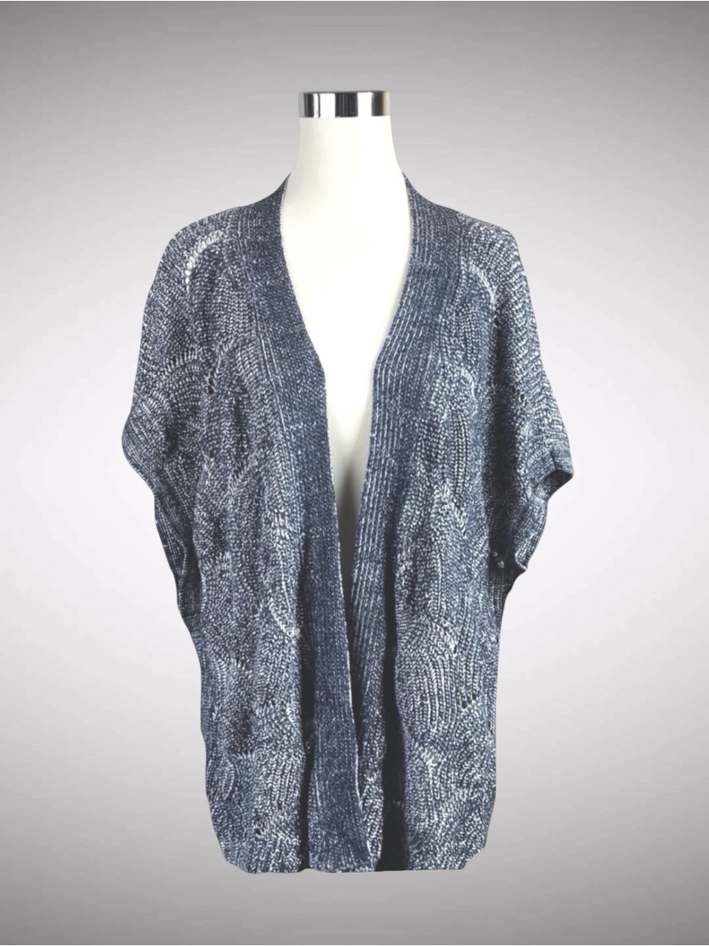 Anthropologie • Moth Open Knit Marbled Cardigan || Small